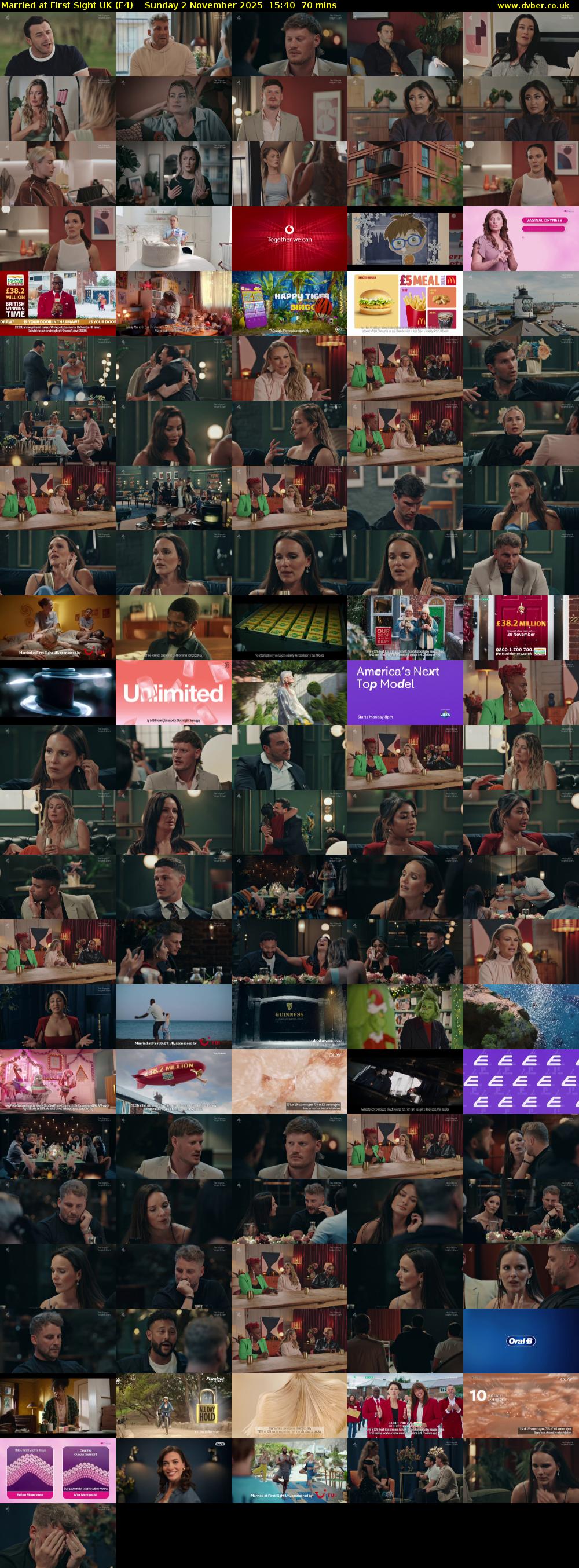 Married at First Sight UK (E4) Sunday 2 November 2025 15:40 - 16:50