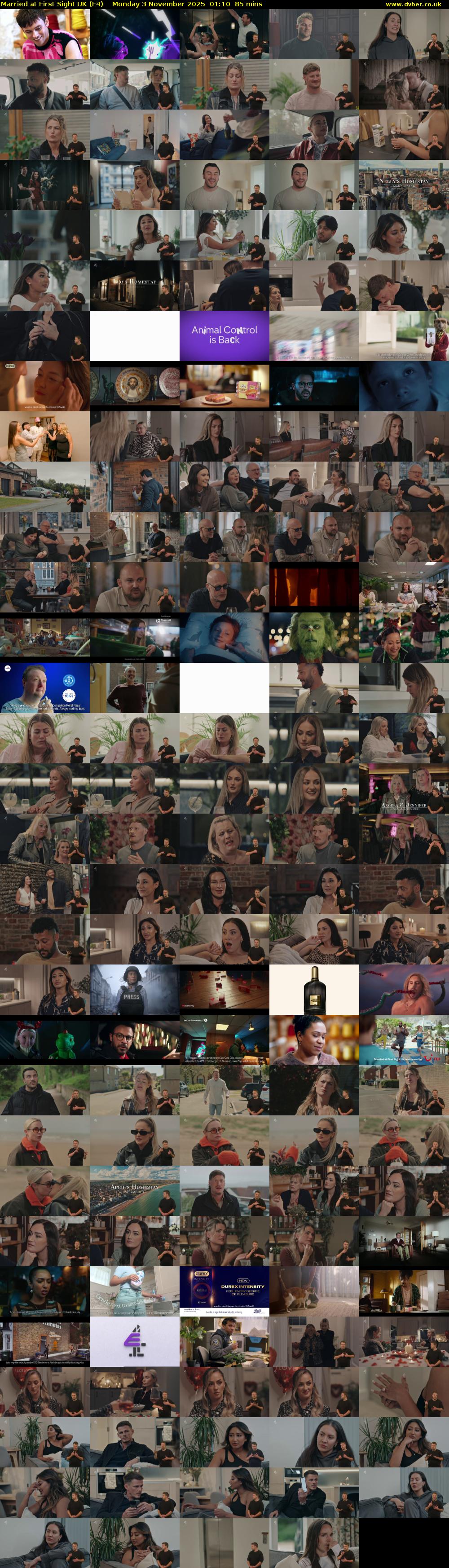 Married at First Sight UK (E4) Monday 3 November 2025 01:10 - 02:35