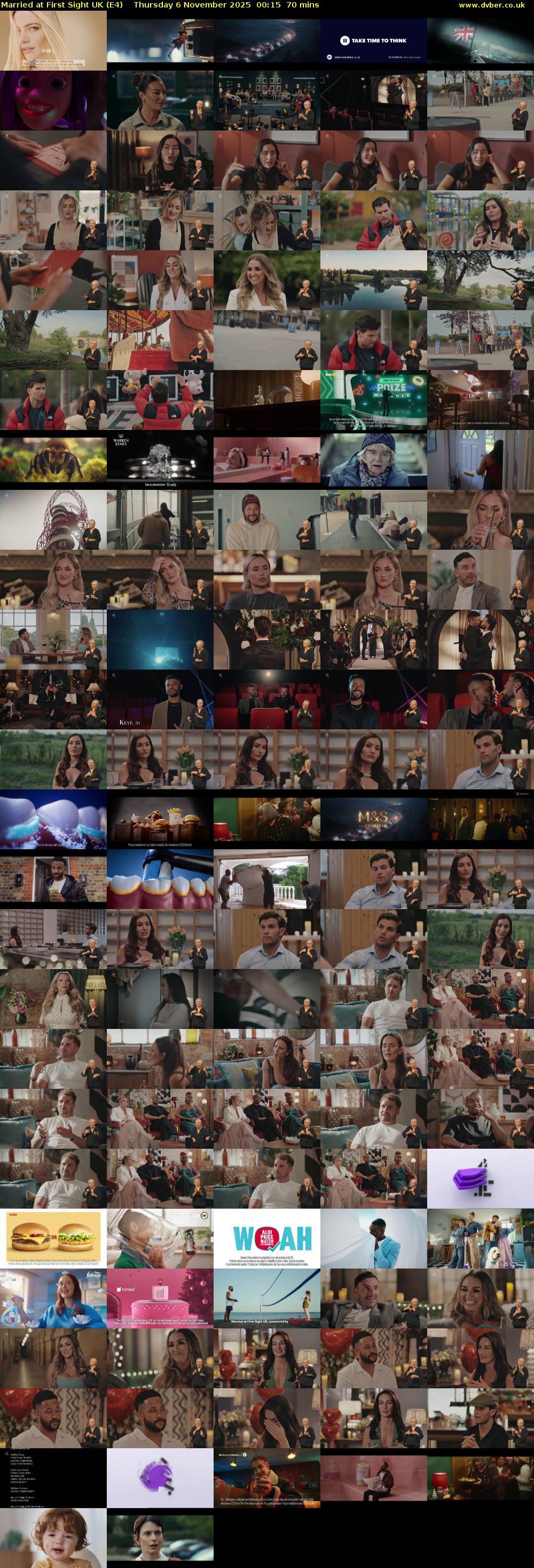 Married at First Sight UK (E4) Thursday 6 November 2025 00:15 - 01:25