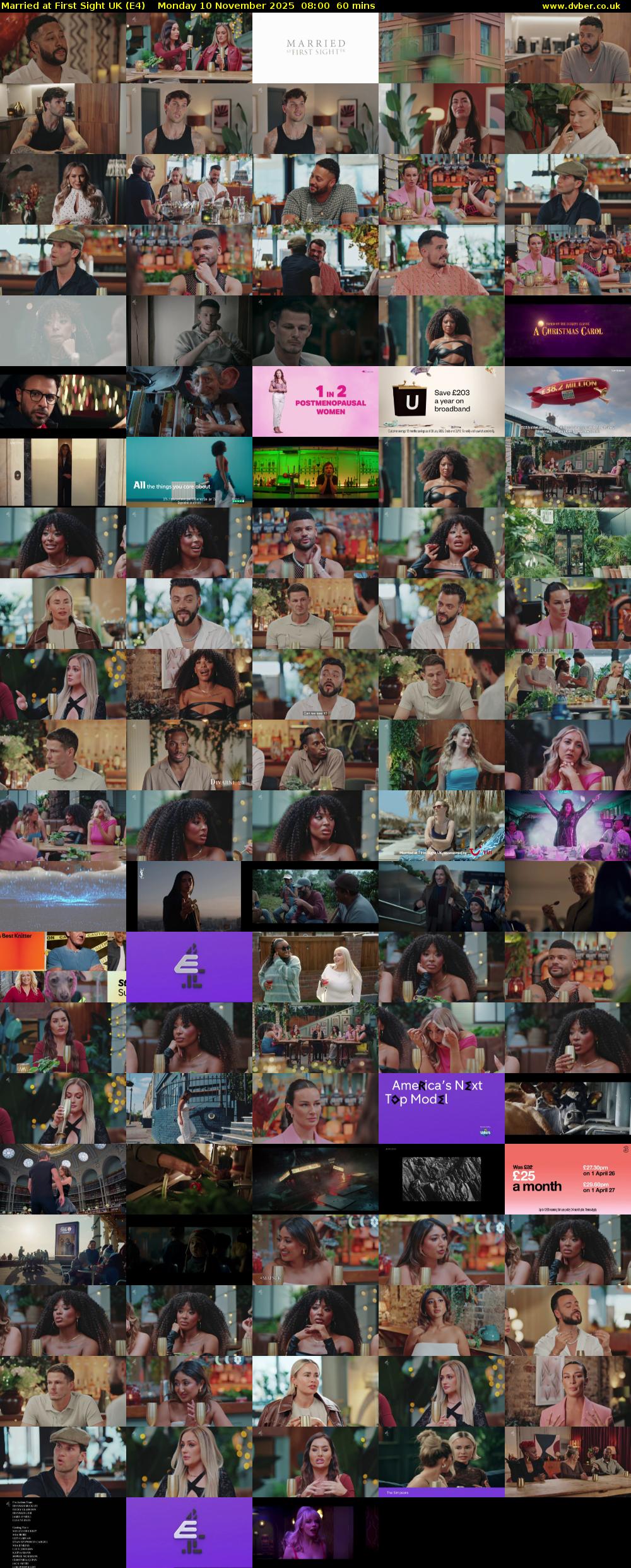 Married at First Sight UK (E4) Monday 10 November 2025 08:00 - 09:00