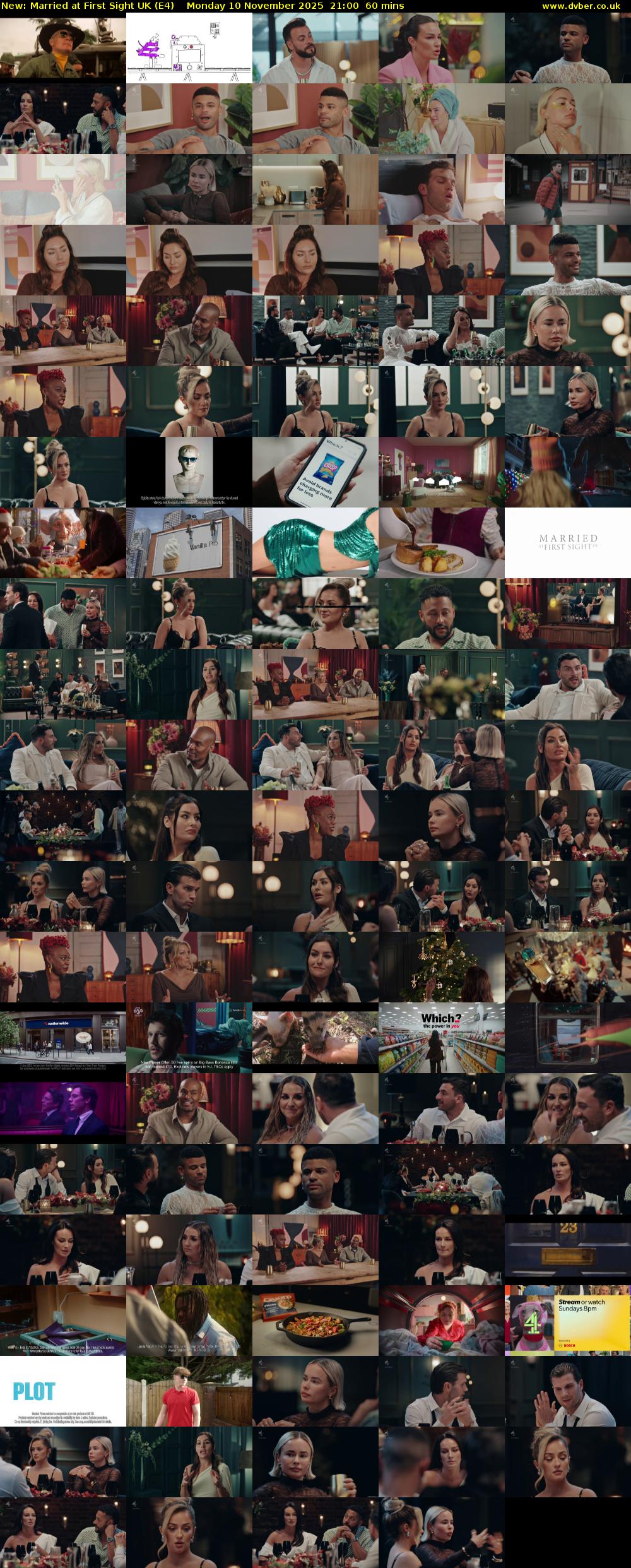 Married at First Sight UK (E4) Monday 10 November 2025 21:00 - 22:00