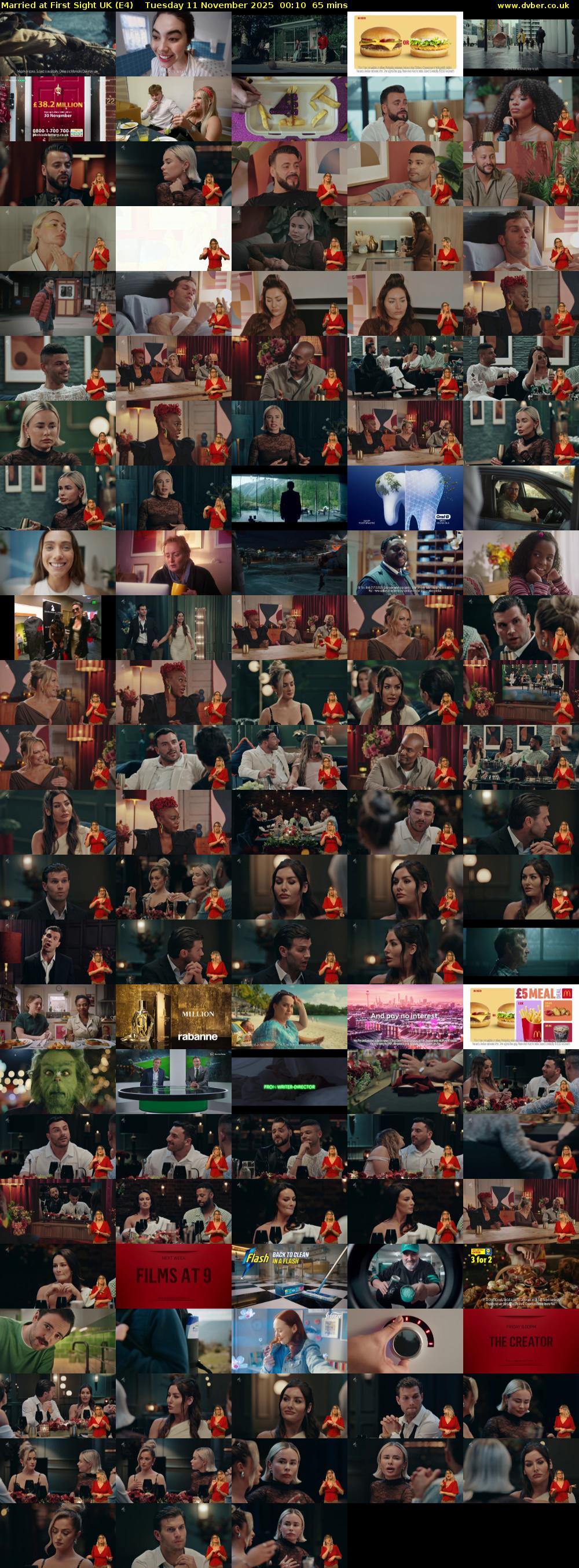 Married at First Sight UK (E4) Tuesday 11 November 2025 00:10 - 01:15