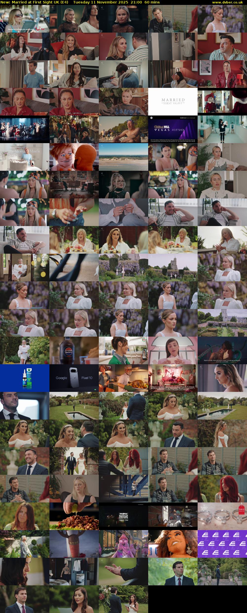 Married at First Sight UK (E4) Tuesday 11 November 2025 21:00 - 22:00