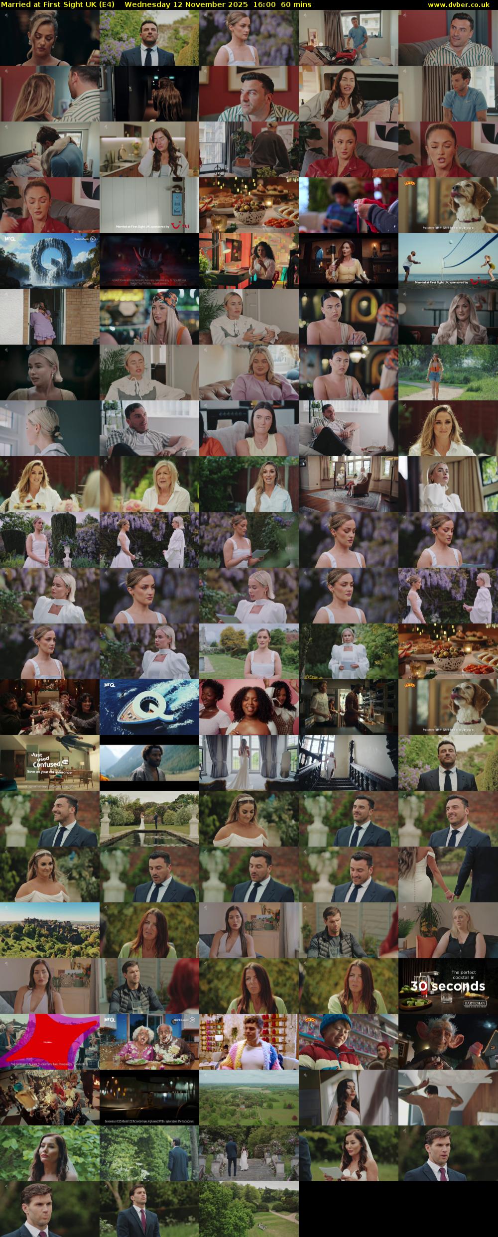 Married at First Sight UK (E4) Wednesday 12 November 2025 16:00 - 17:00