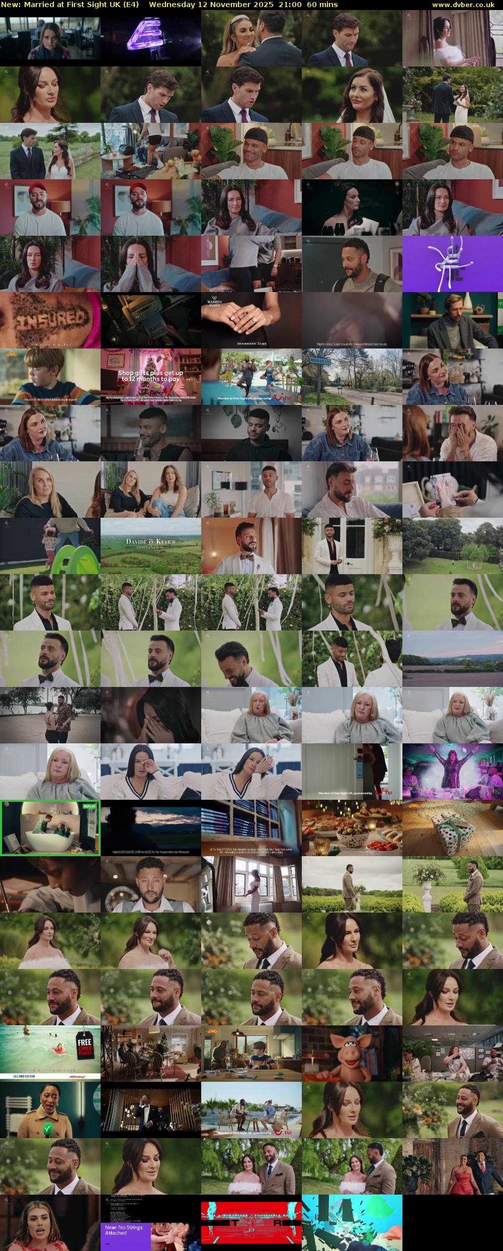 Married at First Sight UK (E4) Wednesday 12 November 2025 21:00 - 22:00