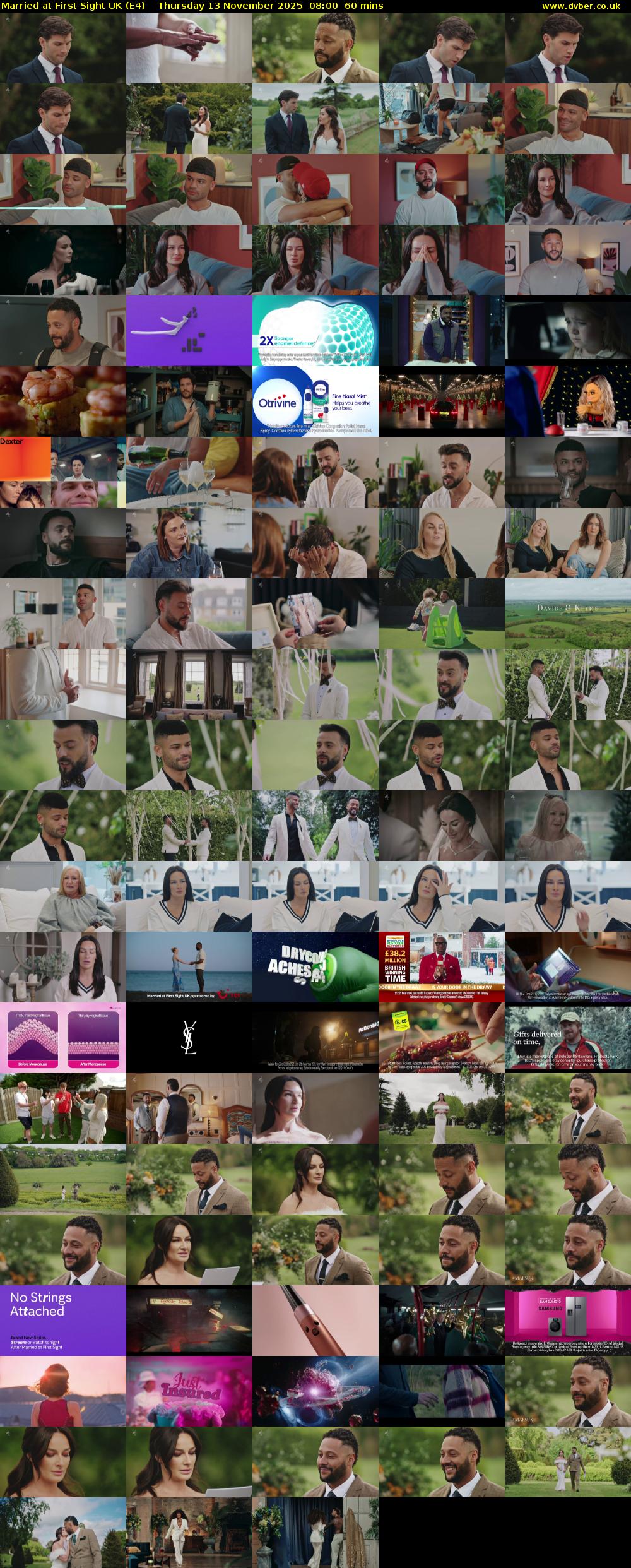 Married at First Sight UK (E4) Thursday 13 November 2025 08:00 - 09:00