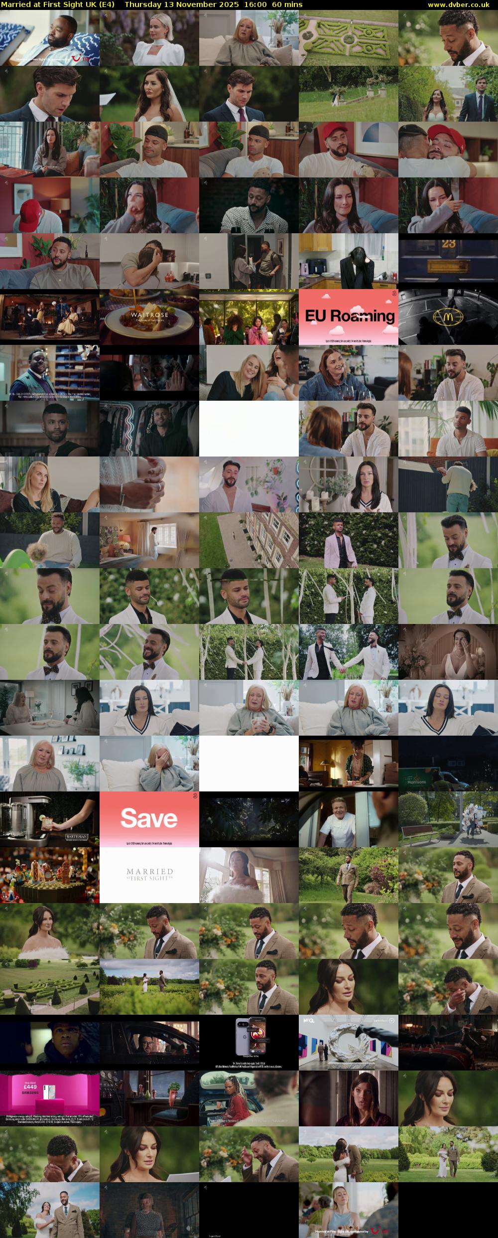 Married at First Sight UK (E4) Thursday 13 November 2025 16:00 - 17:00