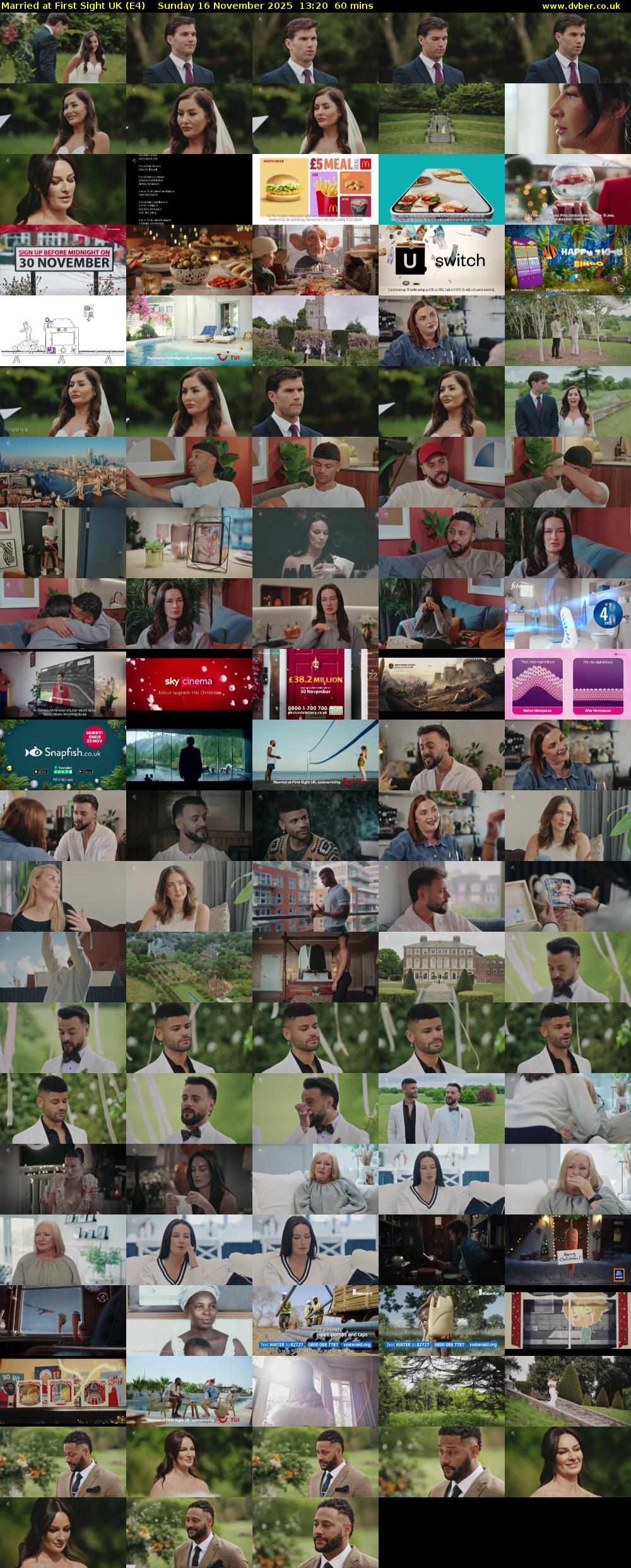 Married at First Sight UK (E4) Sunday 16 November 2025 13:20 - 14:20