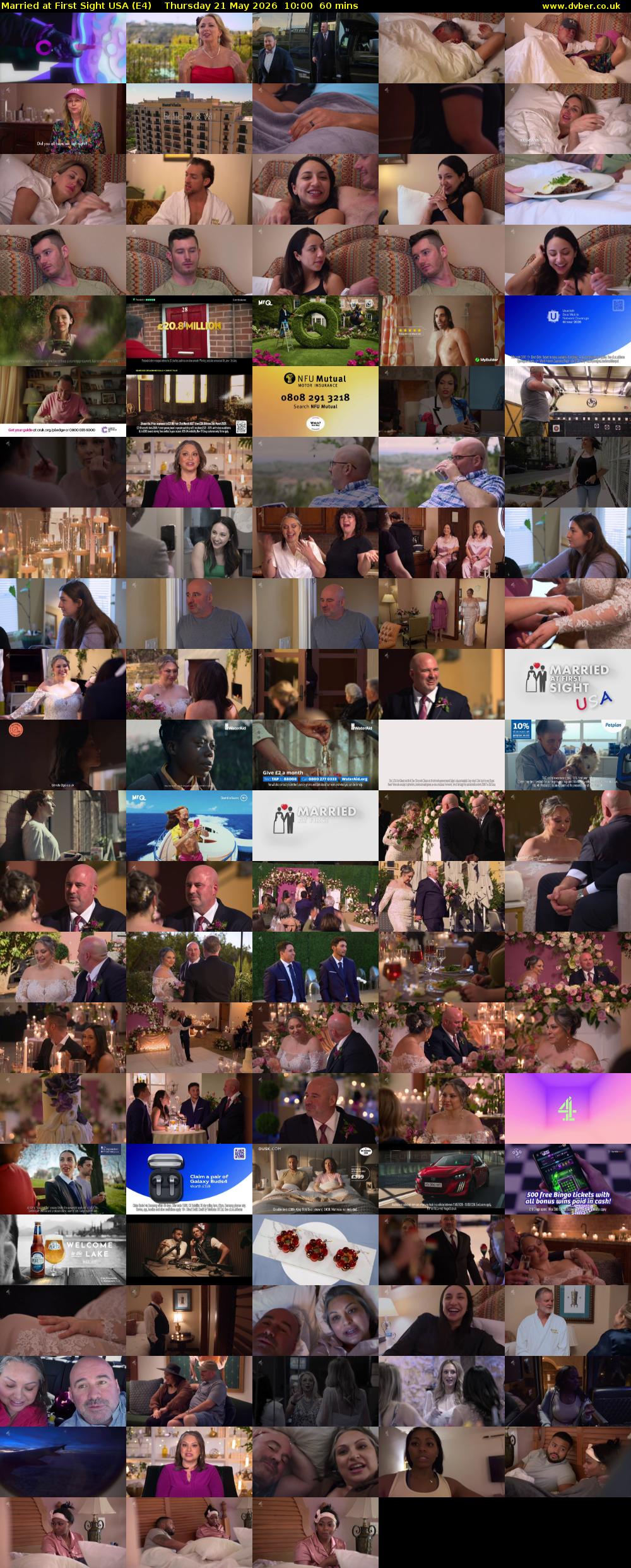 Married at First Sight USA (E4) Thursday 21 May 2026 10:00 - 11:00
