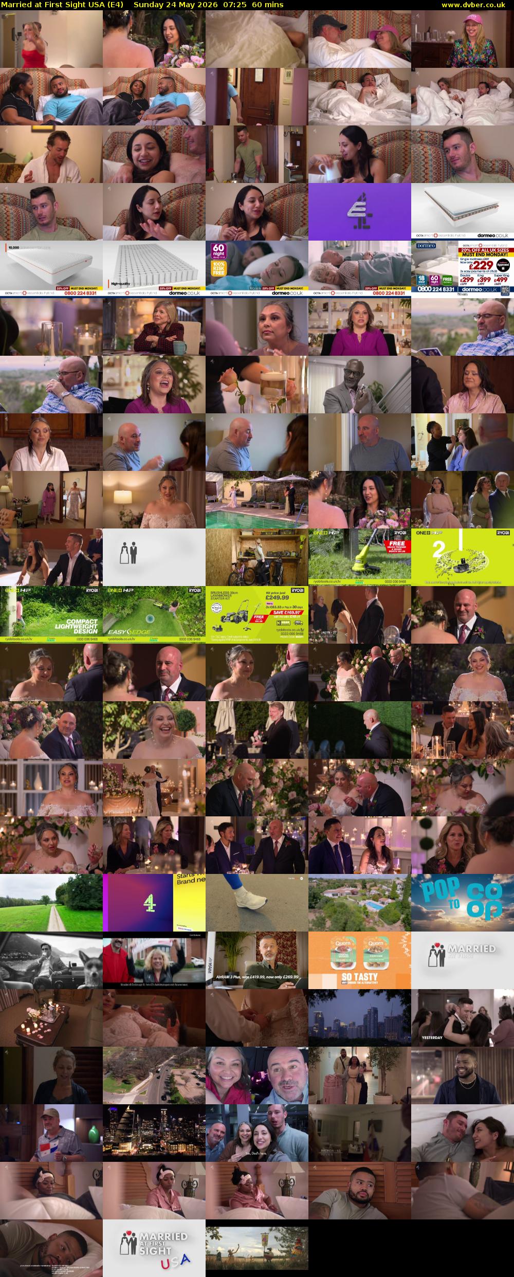 Married at First Sight USA (E4) Sunday 24 May 2026 07:25 - 08:25