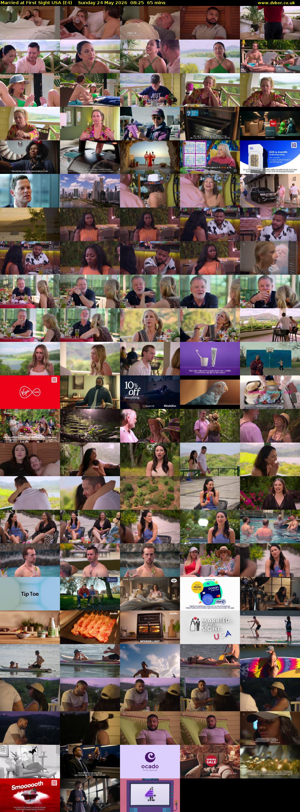 Married at First Sight USA (E4) Sunday 24 May 2026 08:25 - 09:30