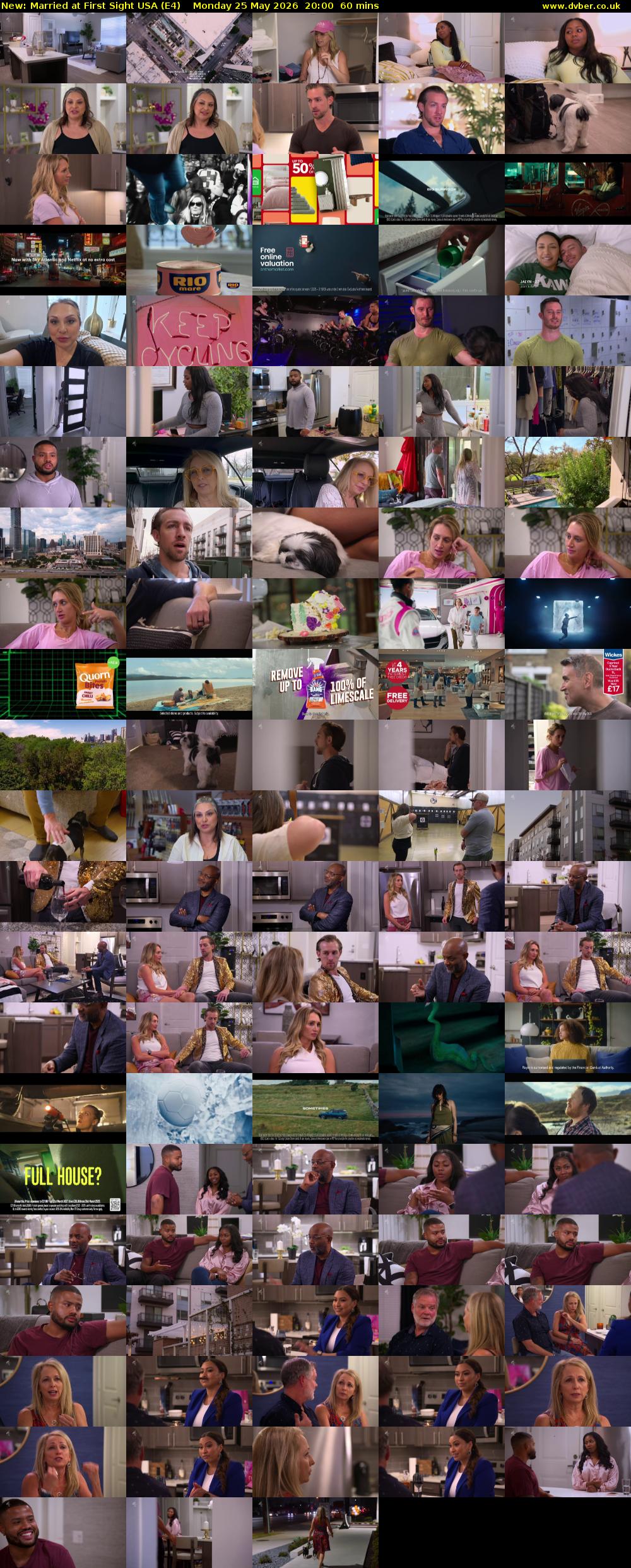 Married at First Sight USA (E4) Monday 25 May 2026 20:00 - 21:00