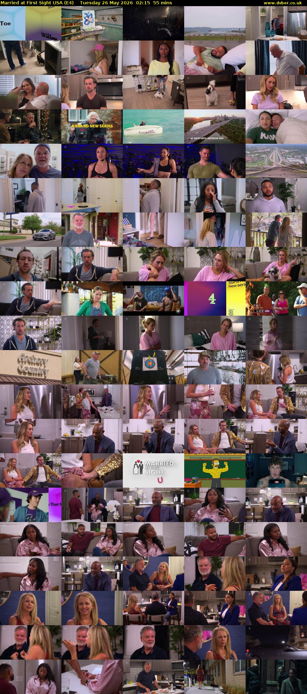 Married at First Sight USA (E4) Tuesday 26 May 2026 02:15 - 03:10