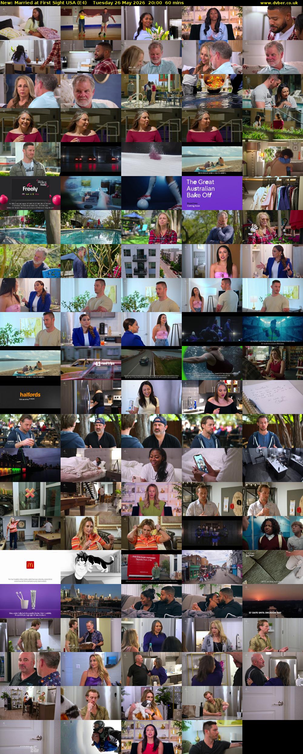Married at First Sight USA (E4) Tuesday 26 May 2026 20:00 - 21:00