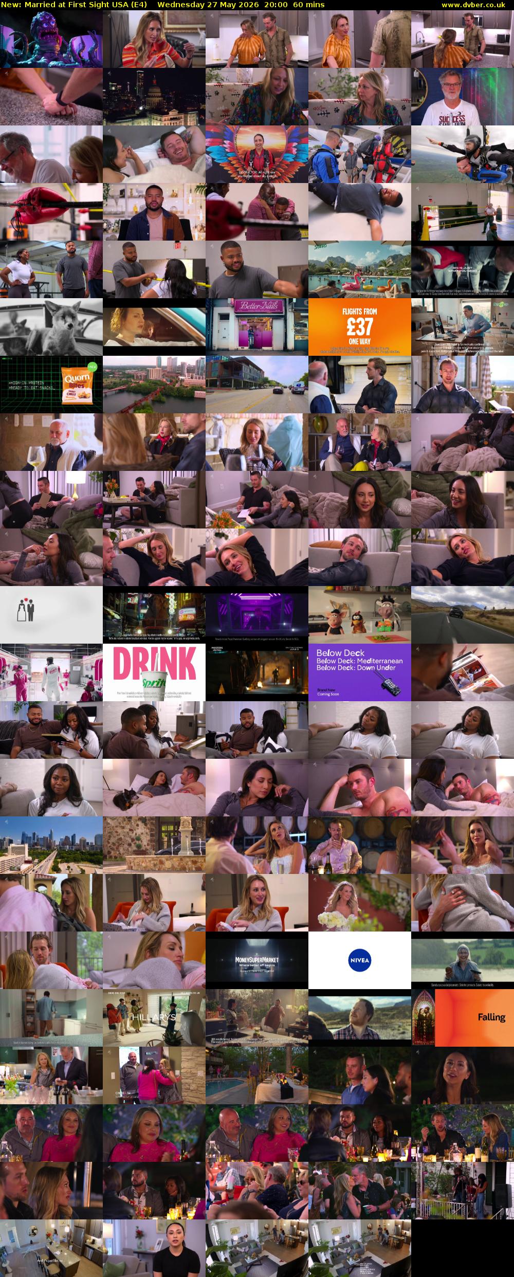 Married at First Sight USA (E4) Wednesday 27 May 2026 20:00 - 21:00