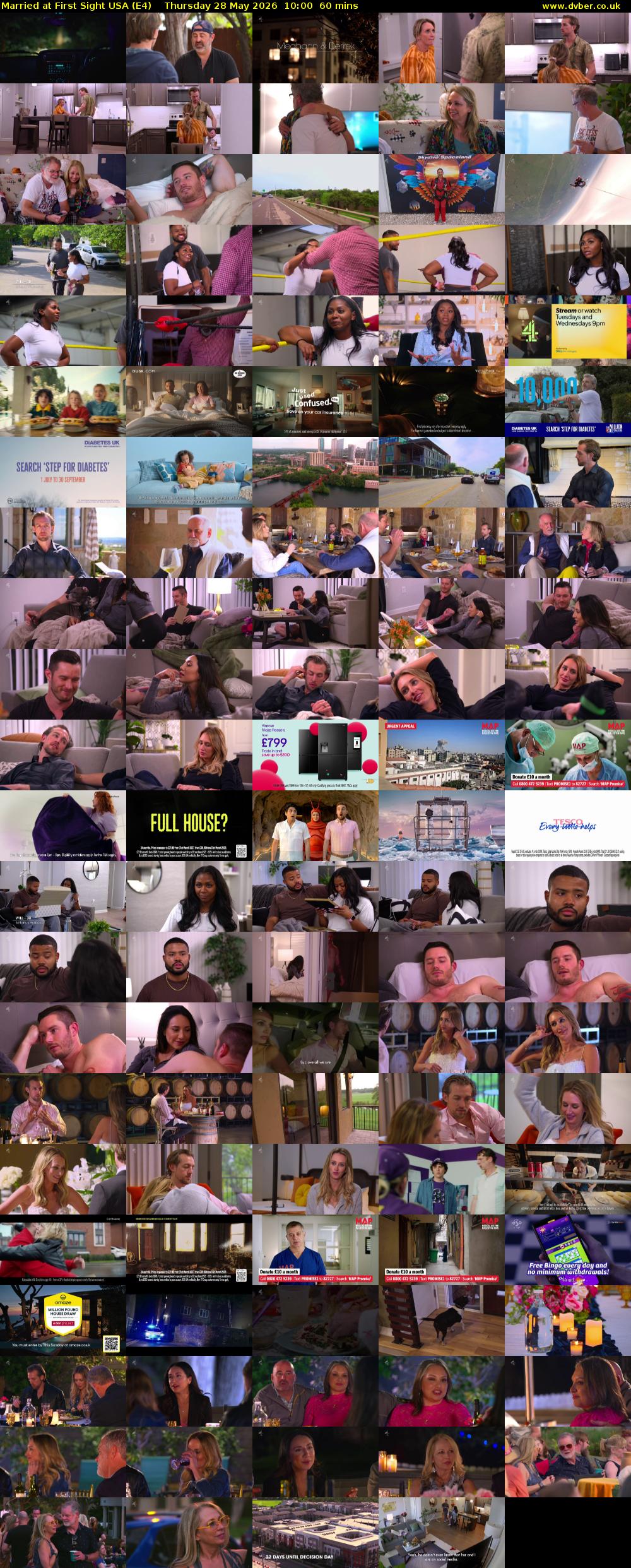 Married at First Sight USA (E4) Thursday 28 May 2026 10:00 - 11:00
