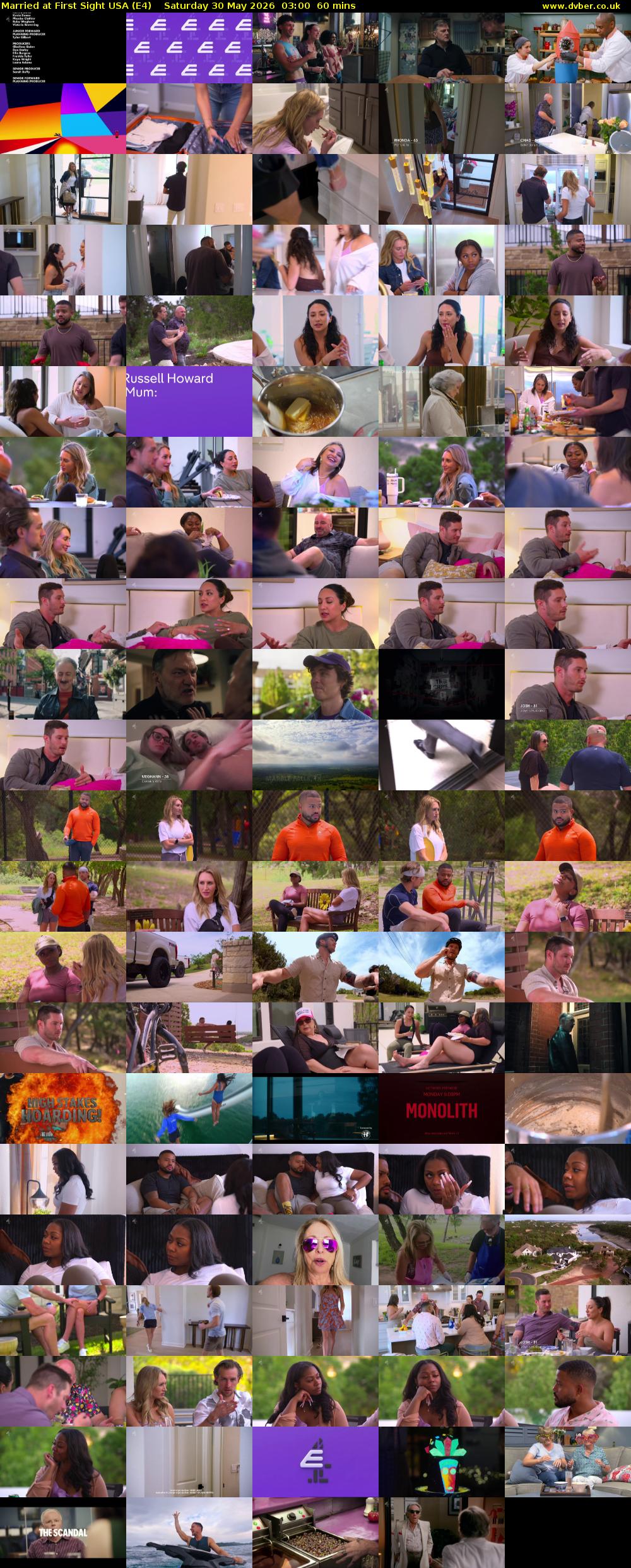Married at First Sight USA (E4) Saturday 30 May 2026 03:00 - 04:00