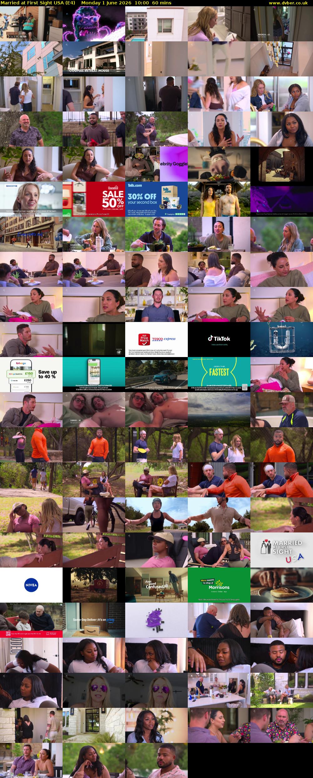 Married at First Sight USA (E4) Monday 1 June 2026 10:00 - 11:00
