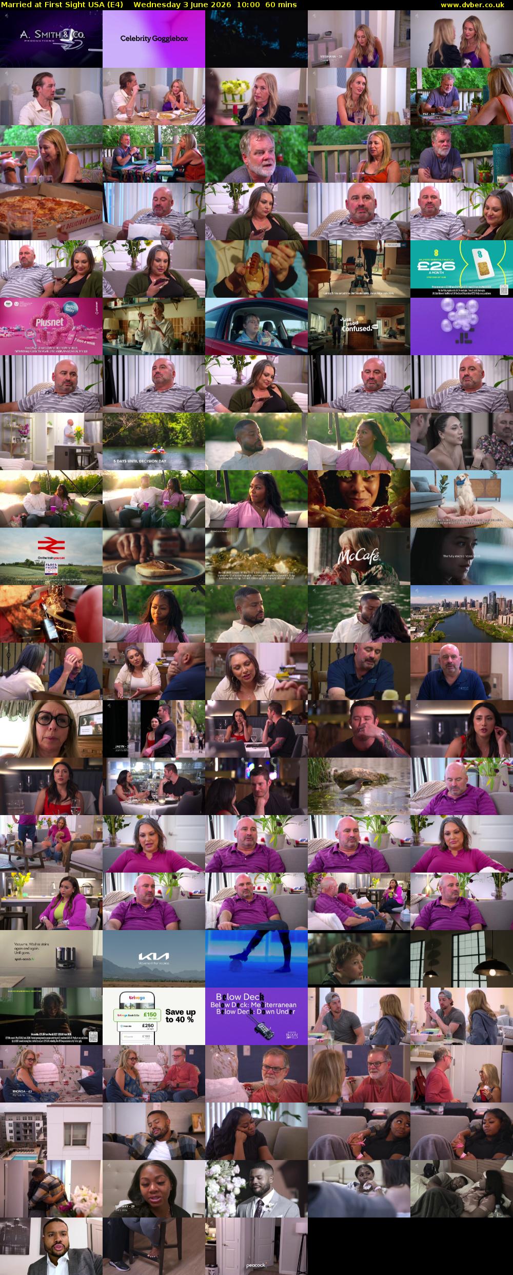 Married at First Sight USA (E4) Wednesday 3 June 2026 10:00 - 11:00