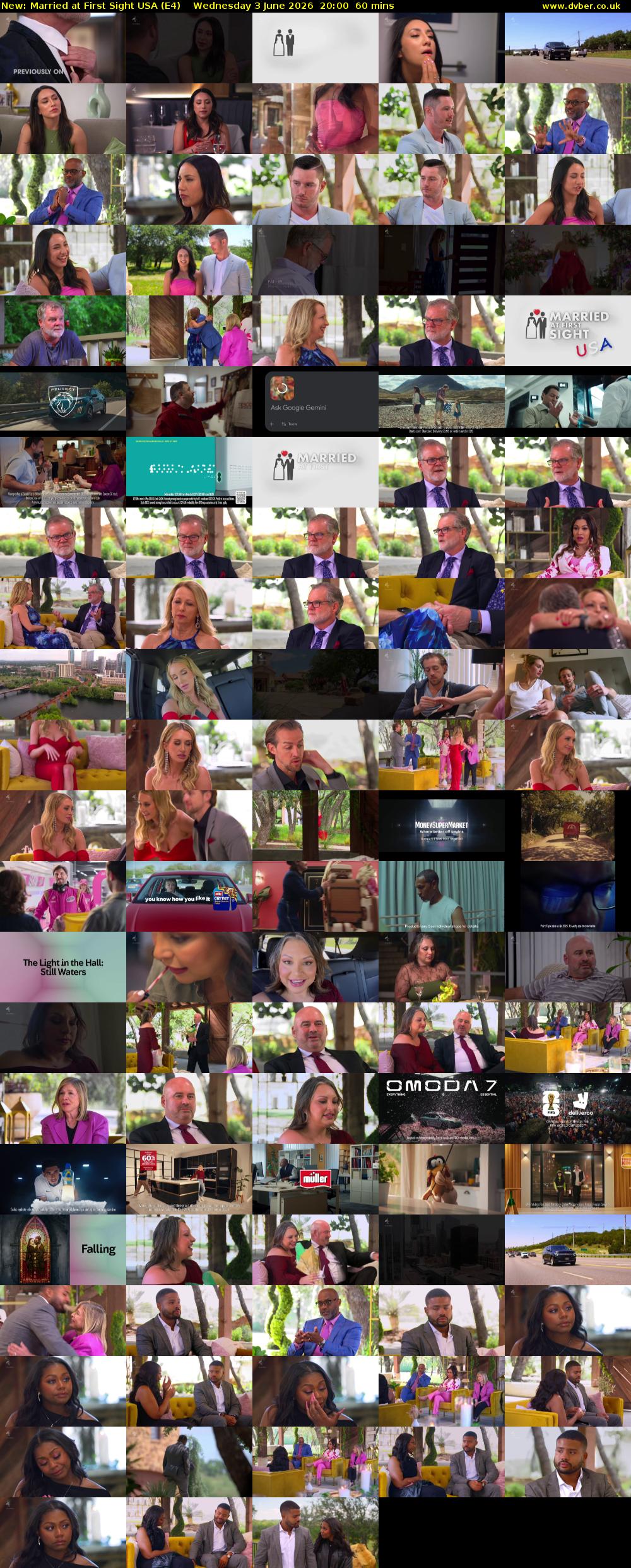 Married at First Sight USA (E4) Wednesday 3 June 2026 20:00 - 21:00