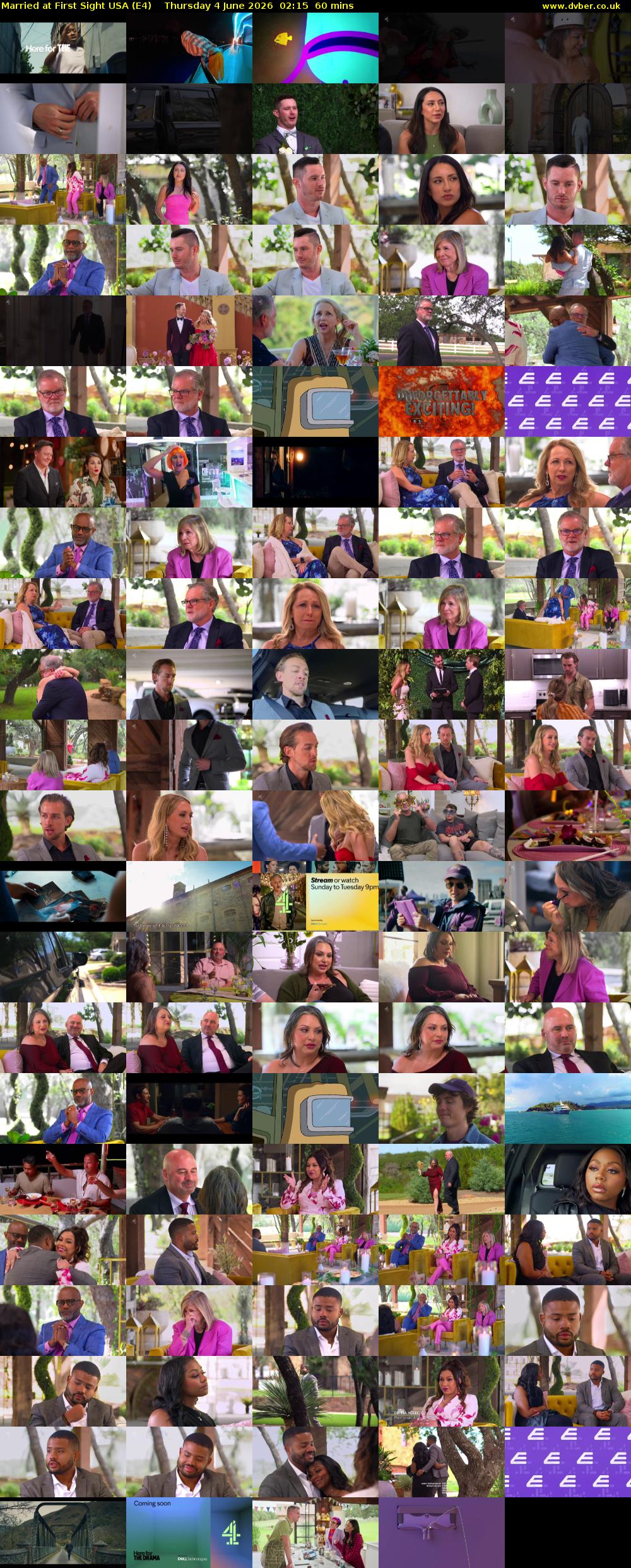 Married at First Sight USA (E4) Thursday 4 June 2026 02:15 - 03:15