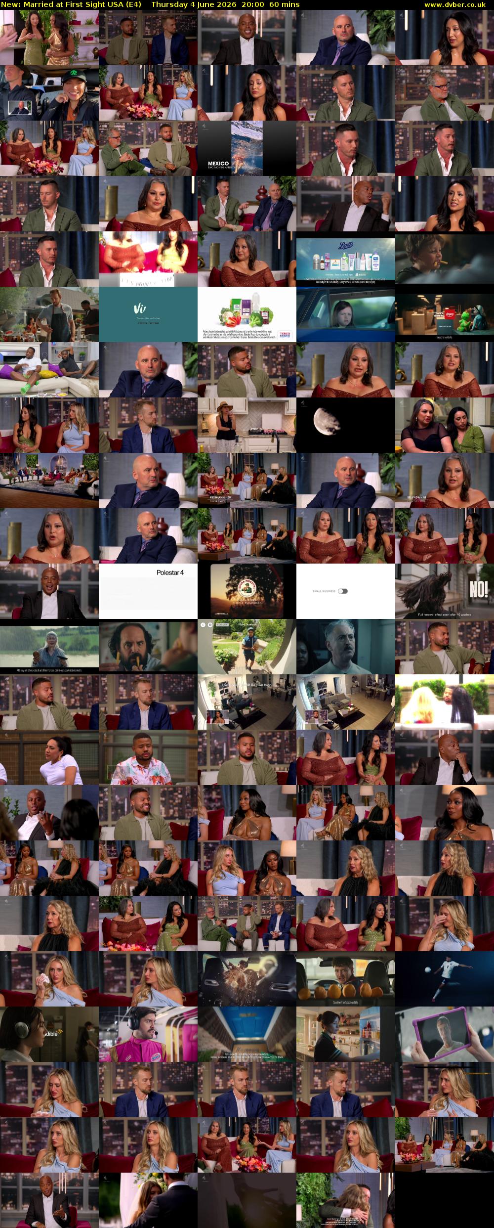 Married at First Sight USA (E4) Thursday 4 June 2026 20:00 - 21:00