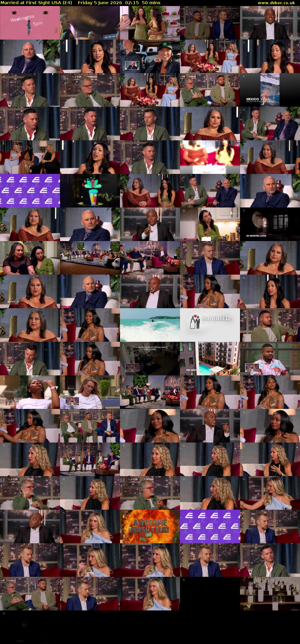 Married at First Sight USA (E4) Friday 5 June 2026 02:15 - 03:05