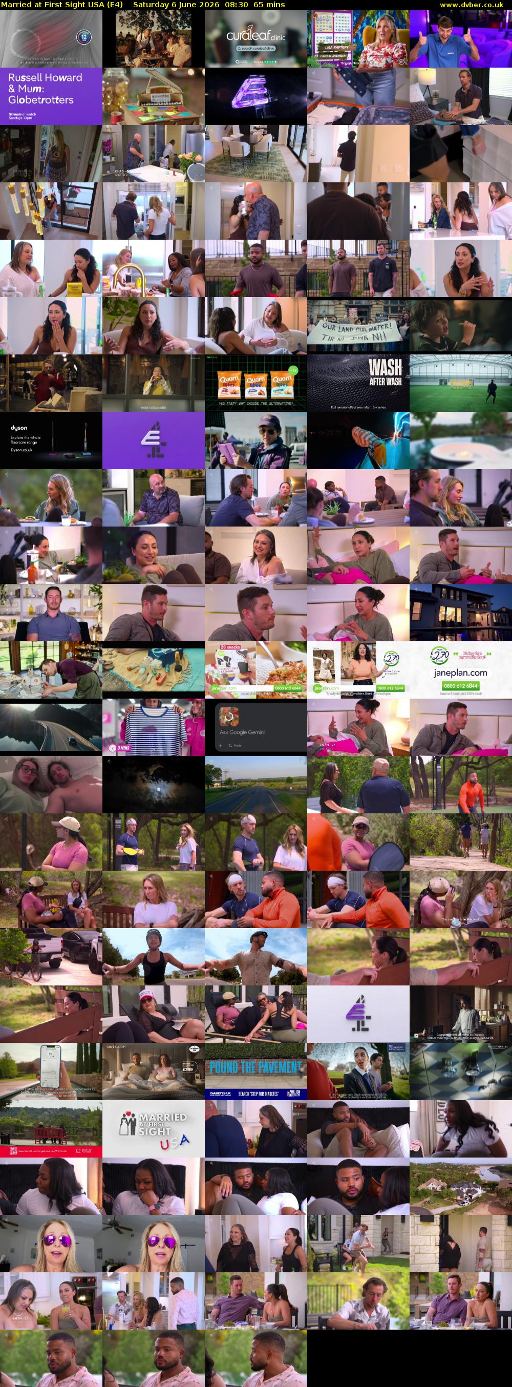 Married at First Sight USA (E4) Saturday 6 June 2026 08:30 - 09:35