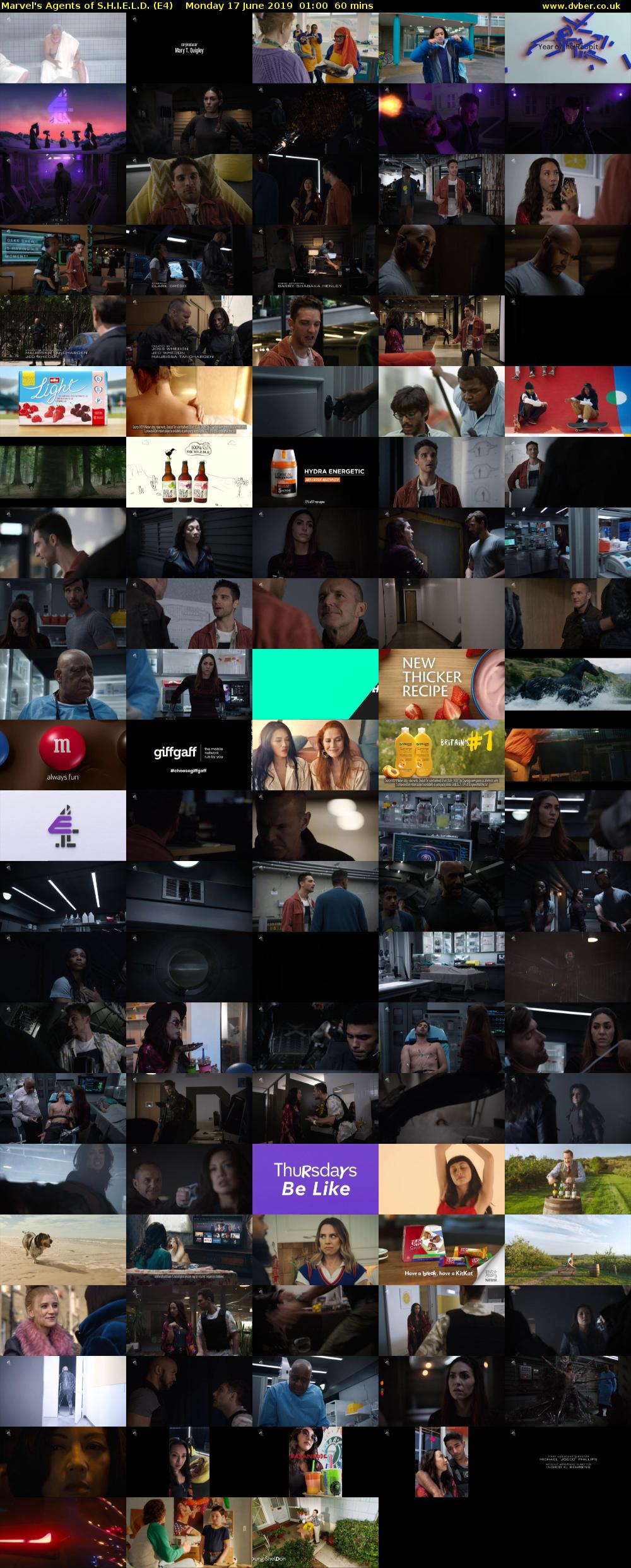Marvel's Agents of S.H.I.E.L.D. (E4) Monday 17 June 2019 01:00 - 02:00