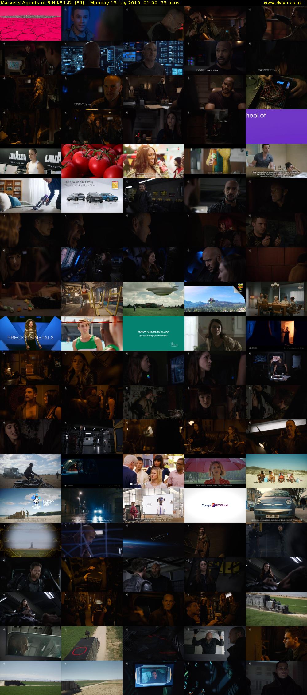 Marvel's Agents of S.H.I.E.L.D. (E4) Monday 15 July 2019 01:00 - 01:55