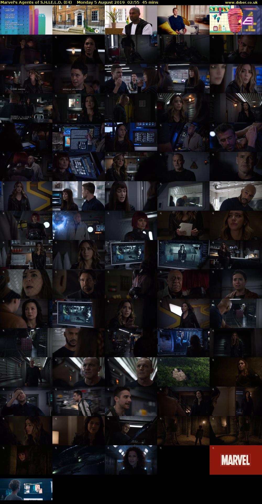 Marvel's Agents of S.H.I.E.L.D. (E4) Monday 5 August 2019 02:55 - 03:40