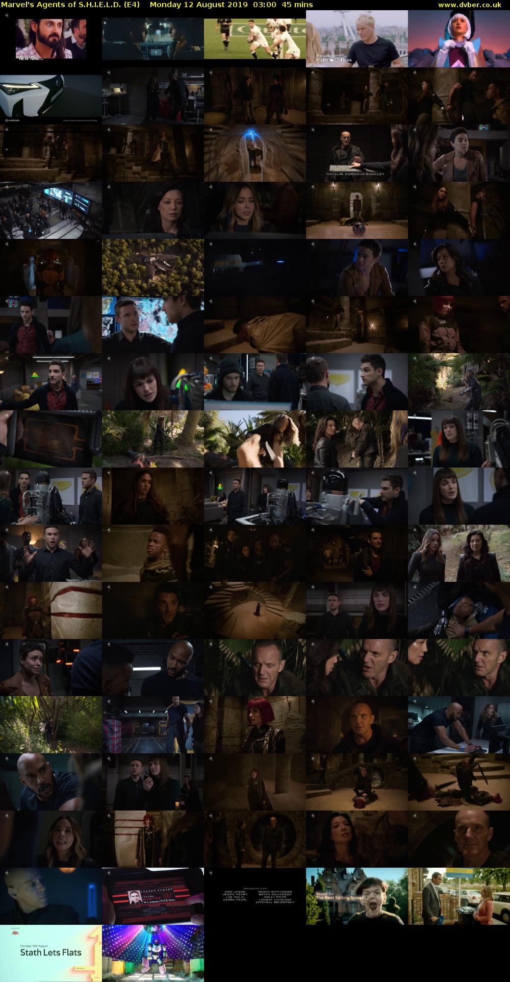 Marvel's Agents of S.H.I.E.L.D. (E4) Monday 12 August 2019 03:00 - 03:45