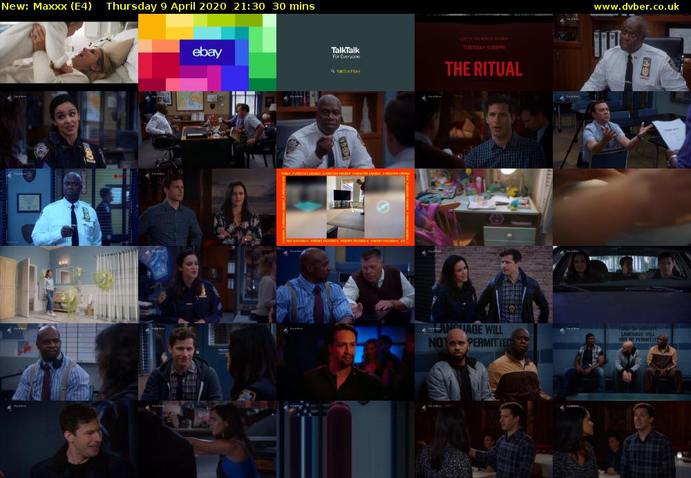 Maxxx (E4) Thursday 9 April 2020 21:30 - 22:00