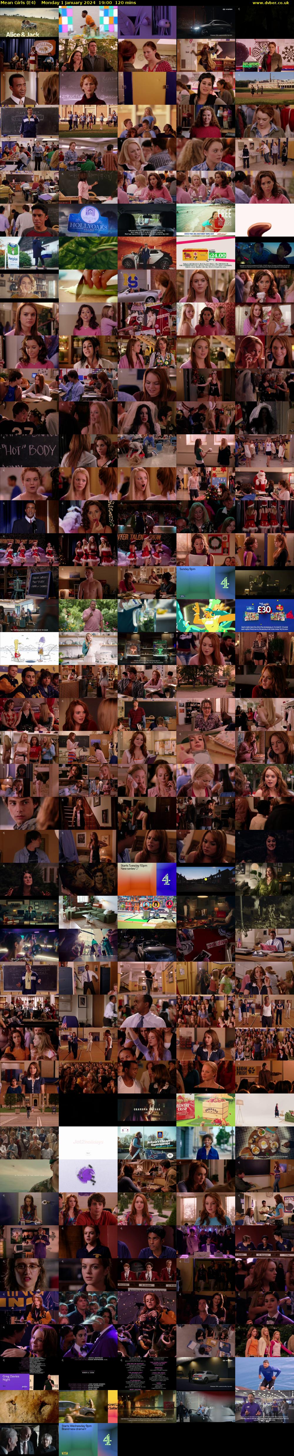 Mean Girls (E4) Monday 1 January 2024 19:00 - 21:00