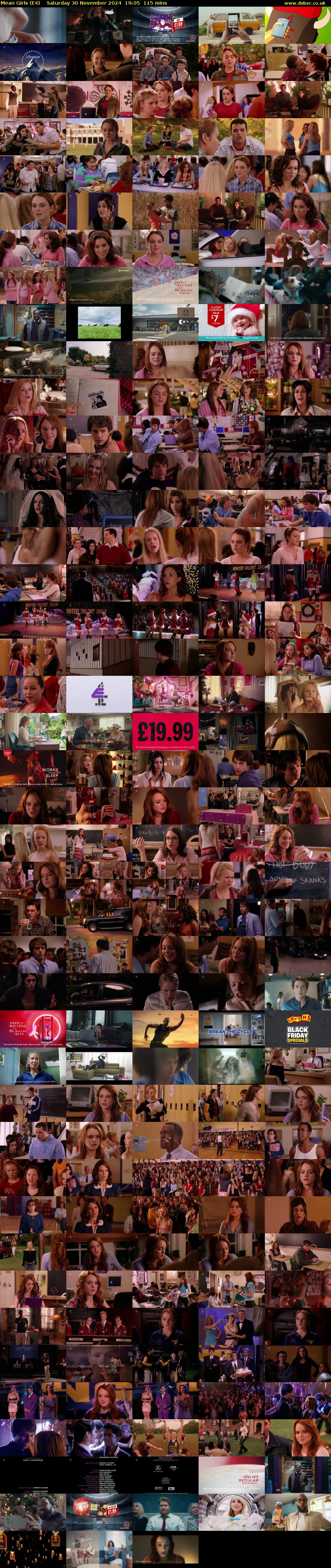 Mean Girls (E4) Saturday 30 November 2024 19:05 - 21:00