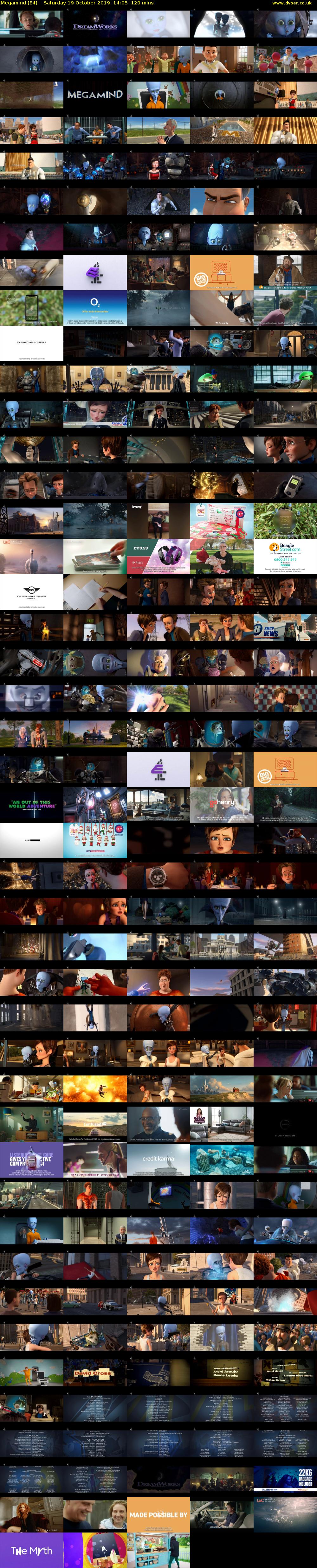 Megamind (E4) Saturday 19 October 2019 14:05 - 16:05