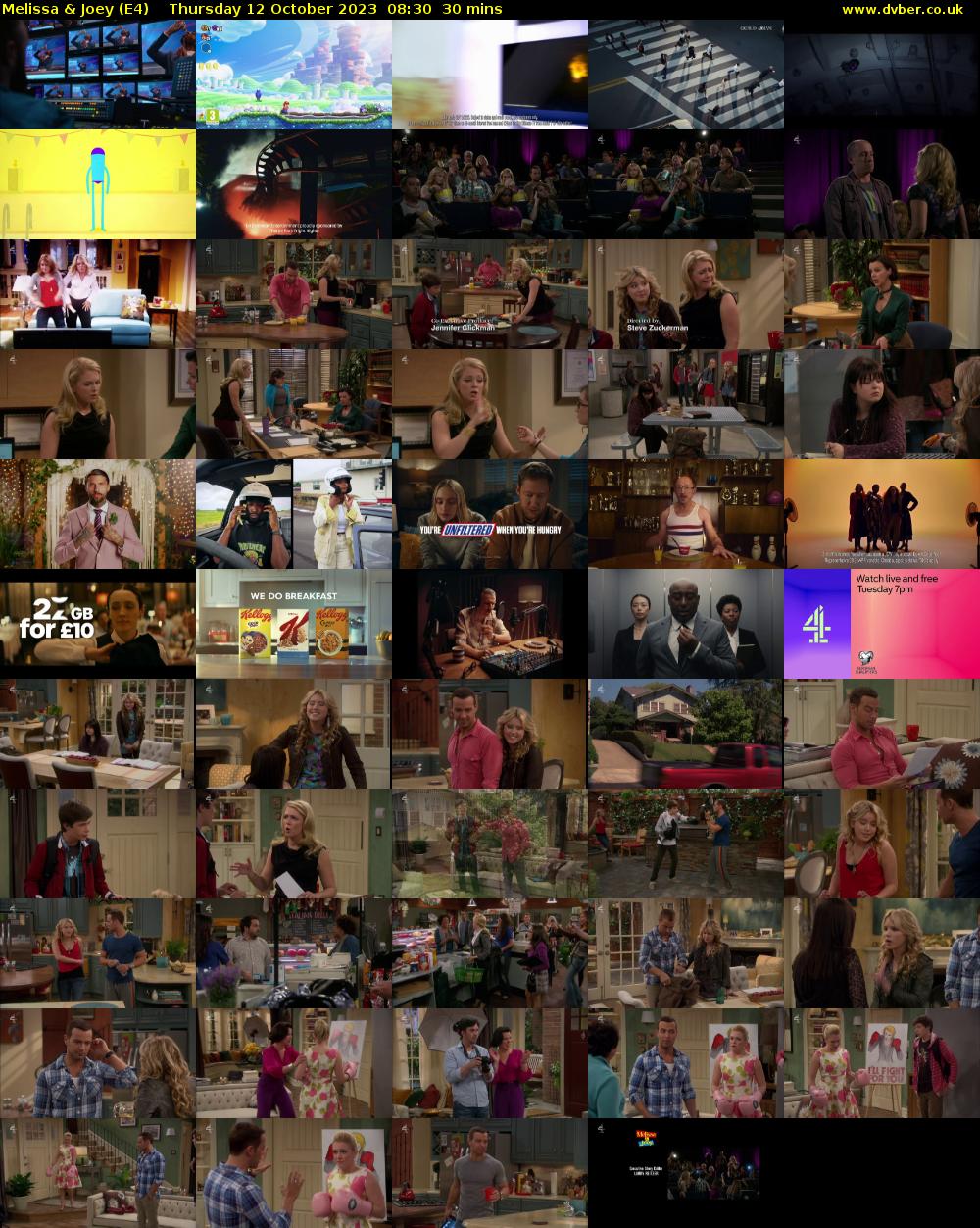 Melissa & Joey (E4) Thursday 12 October 2023 08:30 - 09:00