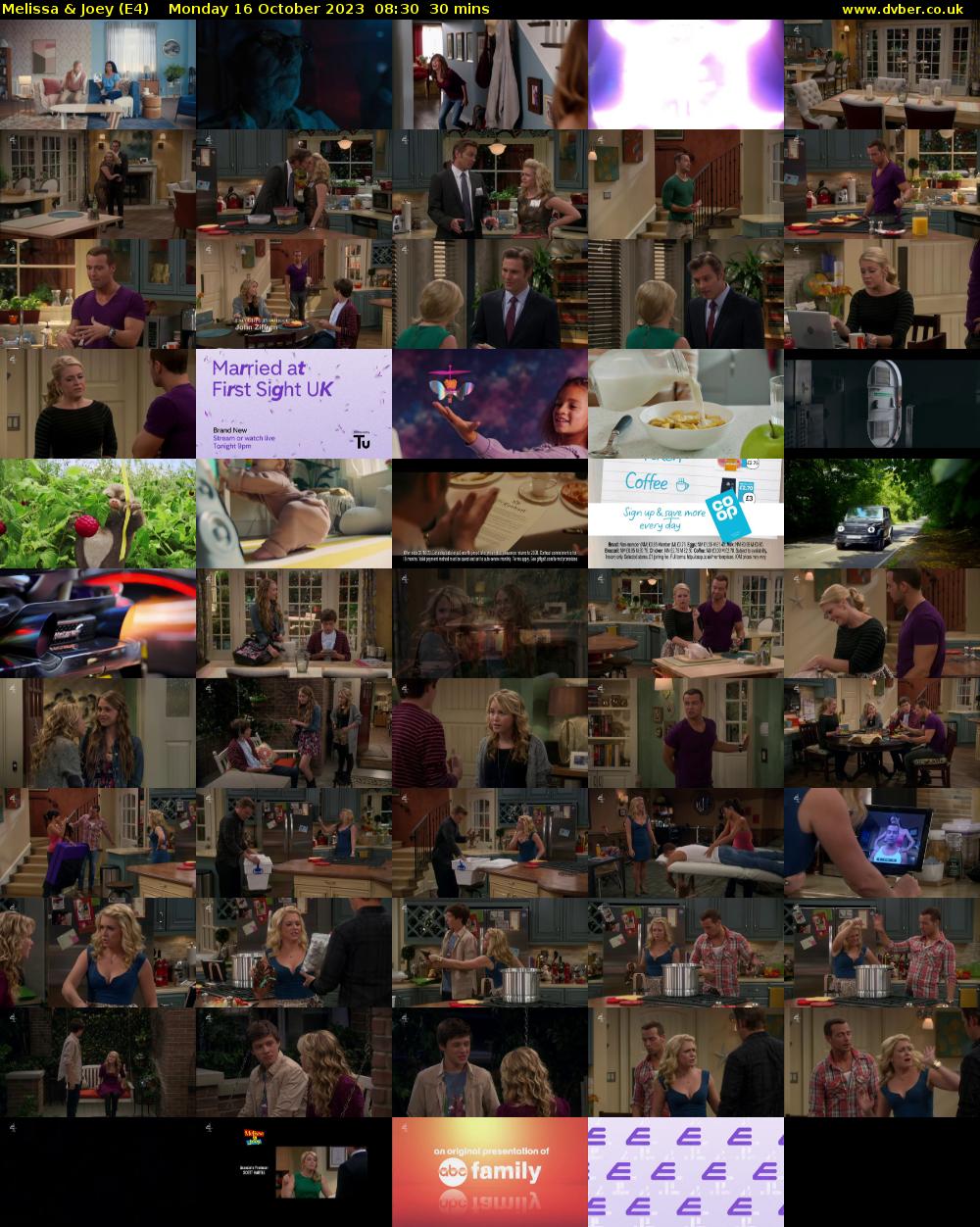 Melissa & Joey (E4) Monday 16 October 2023 08:30 - 09:00
