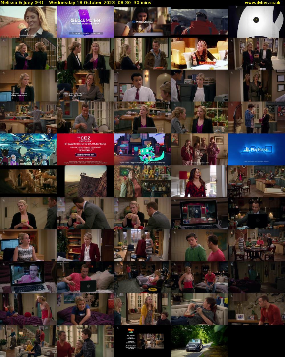 Melissa & Joey (E4) Wednesday 18 October 2023 08:30 - 09:00