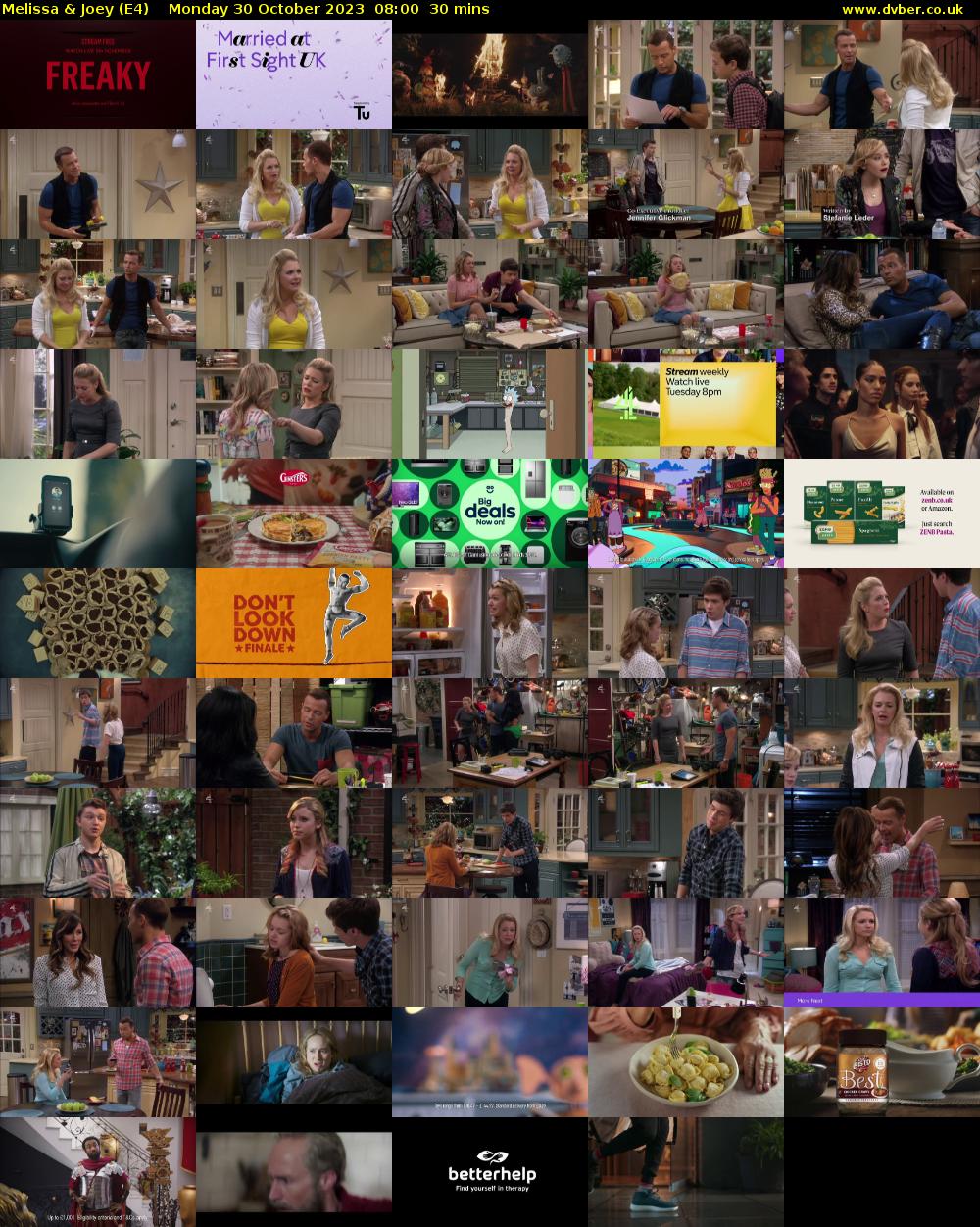 Melissa & Joey (E4) Monday 30 October 2023 08:00 - 08:30