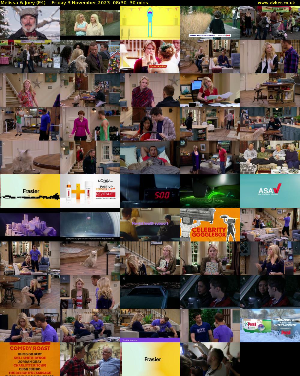 Melissa & Joey (E4) Friday 3 November 2023 08:30 - 09:00