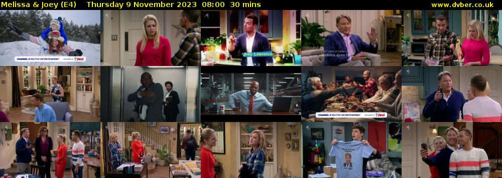 Melissa & Joey (E4) Thursday 9 November 2023 08:00 - 08:30