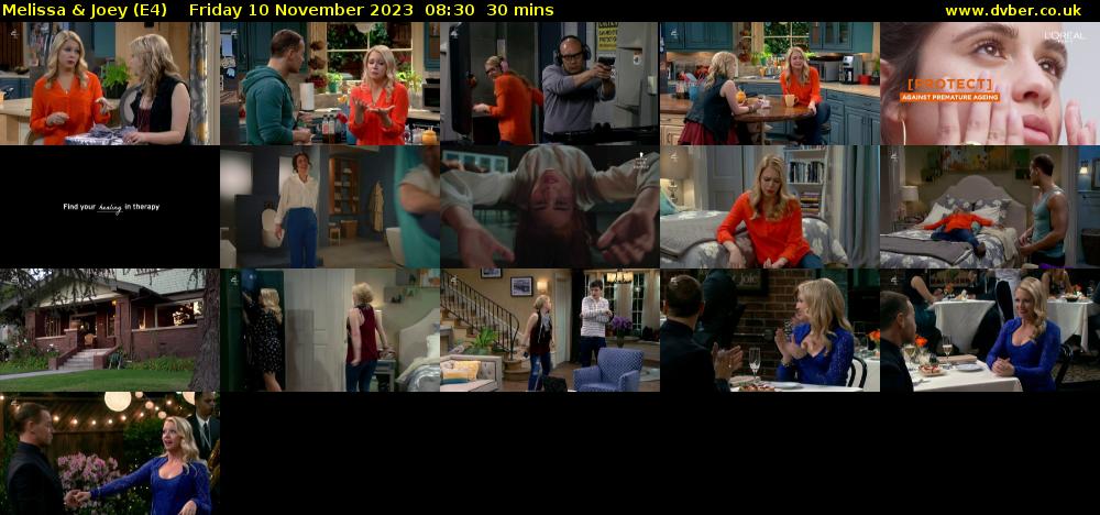 Melissa & Joey (E4) Friday 10 November 2023 08:30 - 09:00