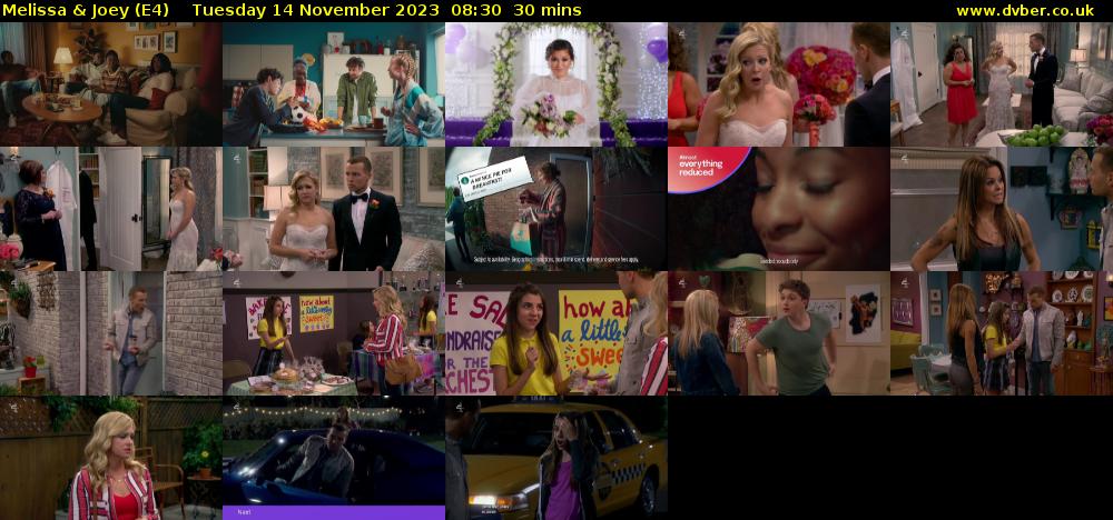 Melissa & Joey (E4) Tuesday 14 November 2023 08:30 - 09:00