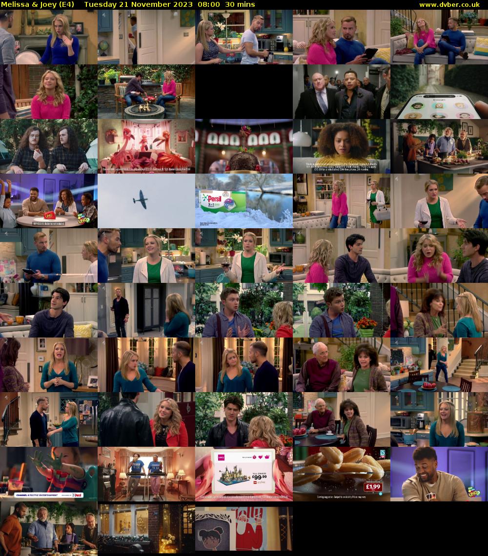 Melissa & Joey (E4) Tuesday 21 November 2023 08:00 - 08:30