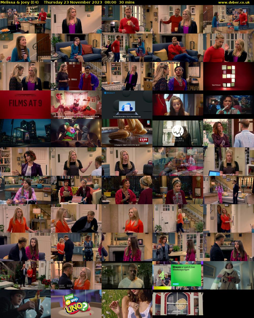 Melissa & Joey (E4) Thursday 23 November 2023 08:00 - 08:30