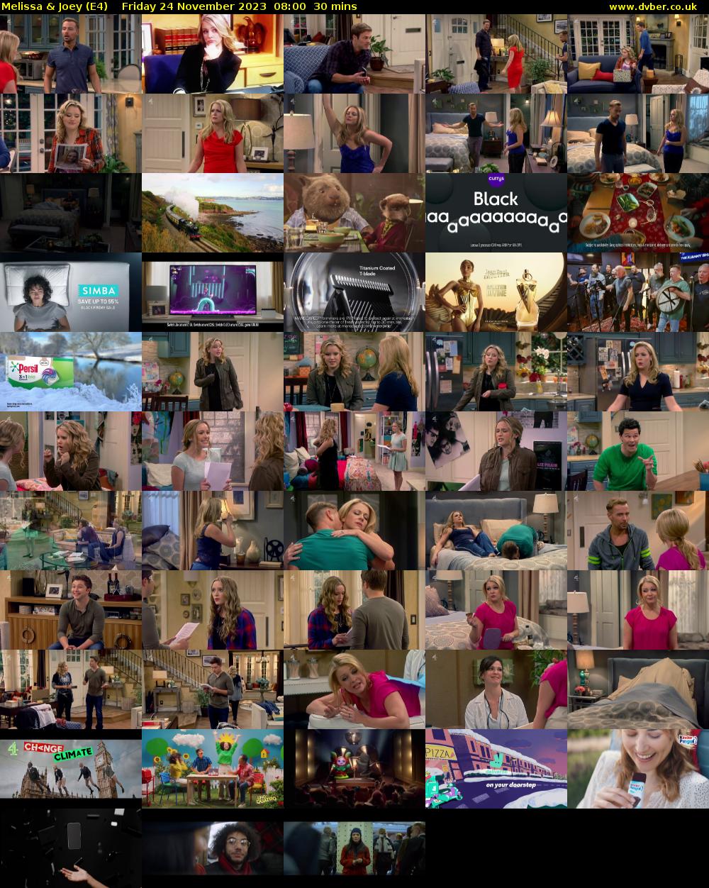 Melissa & Joey (E4) Friday 24 November 2023 08:00 - 08:30