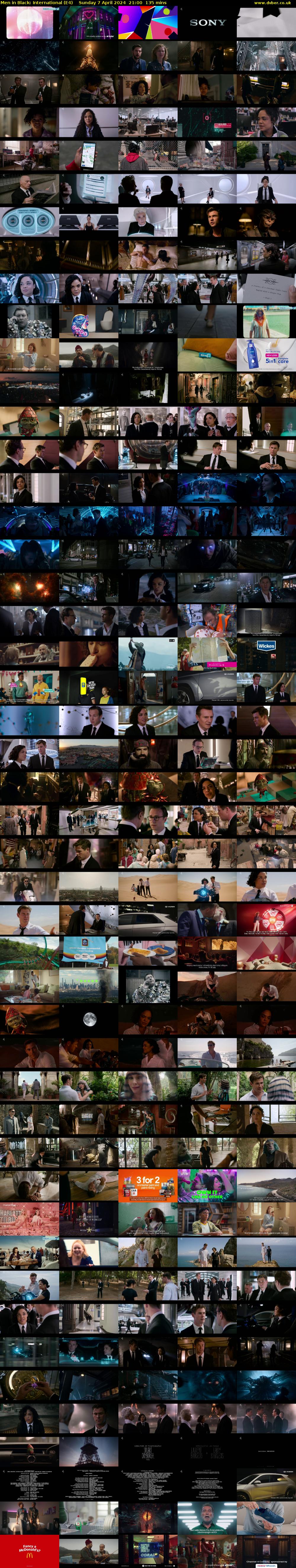 Men in Black: International (E4) Sunday 7 April 2024 21:00 - 23:15