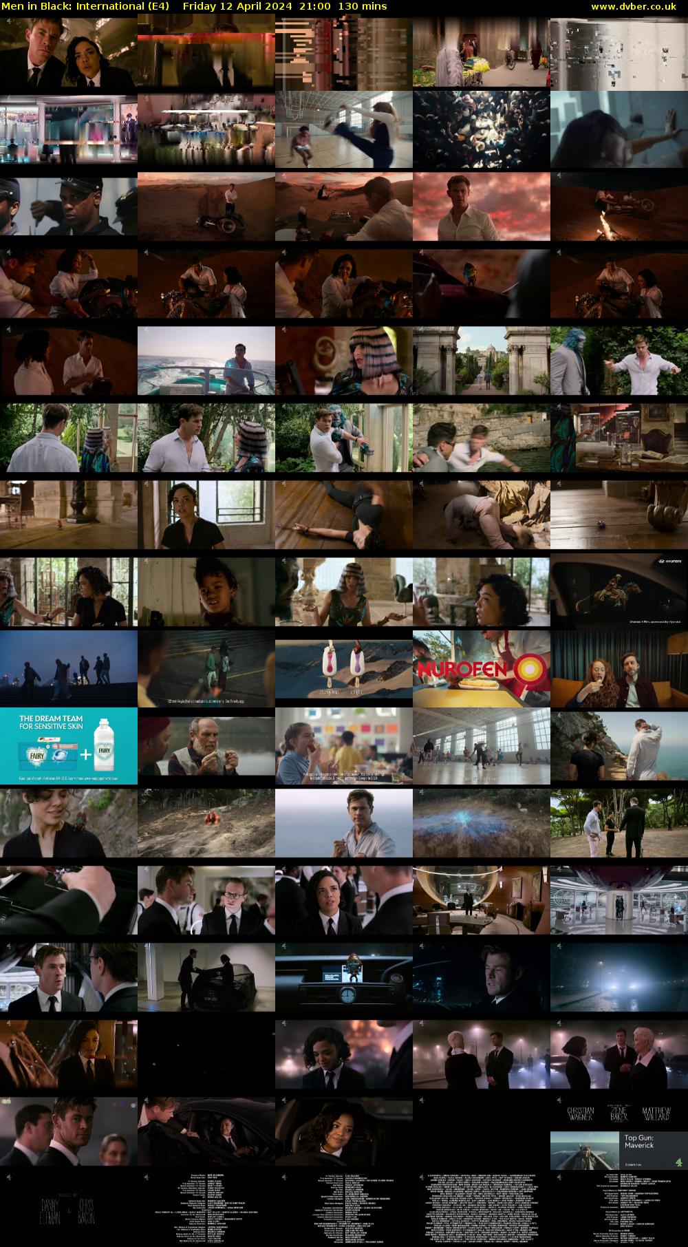 Men in Black: International (E4) Friday 12 April 2024 21:00 - 23:10