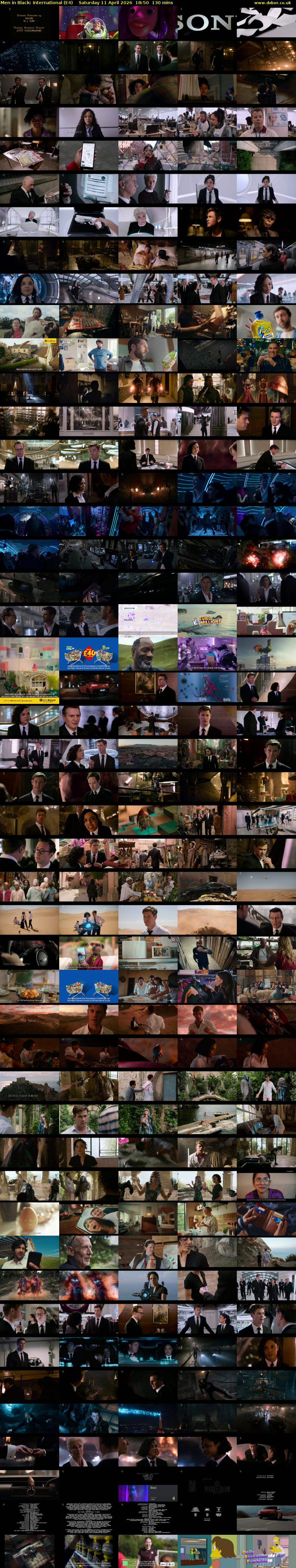 Men in Black: International (E4) Saturday 11 April 2026 18:50 - 21:00